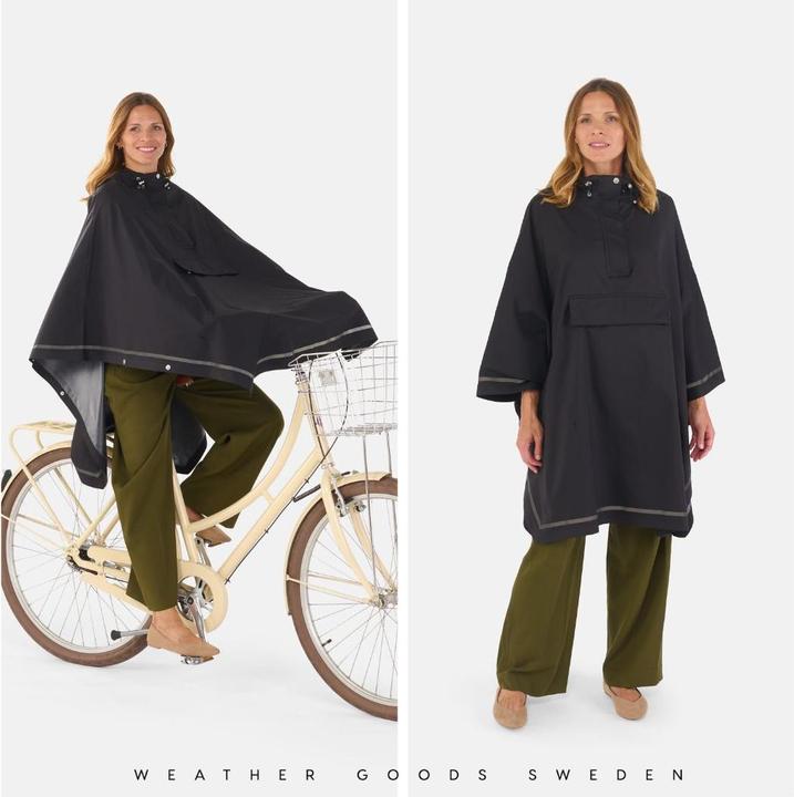 Immagine prodotto Weathergoods IMBRIS Poncho da pioggia, Nero, S-M (S/M)