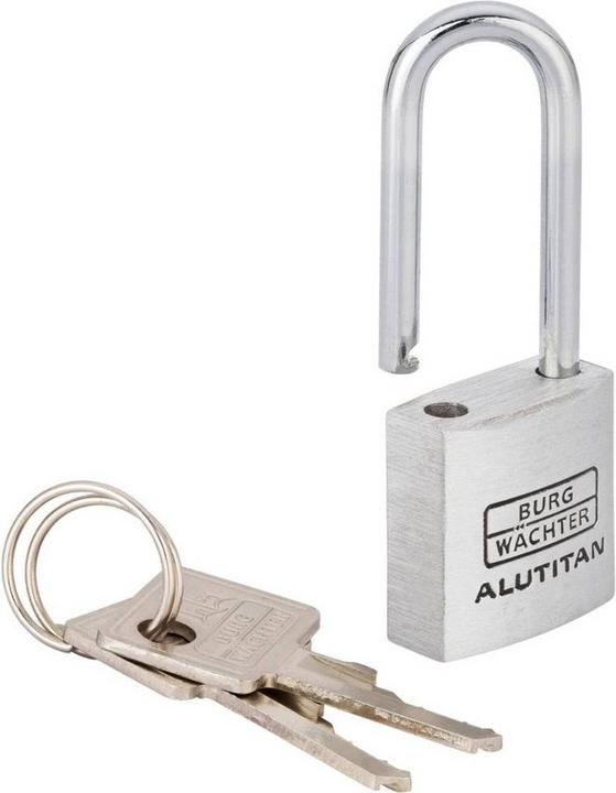 Produktbild Burg Wächter 36141 Vorhängeschloss 20.90 mm gleichschliessend Aluminium Schlüss