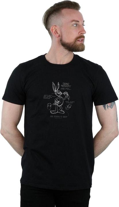 Produktbild Looney Tunes Bugs Bunny Drawing Instruction TShirt (L)