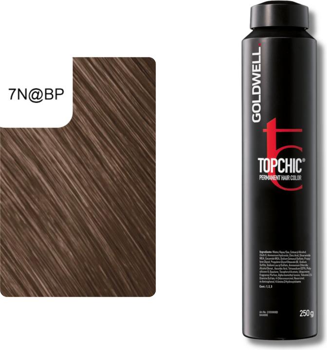 Actual product image Goldwell Topchic Elumenated (7N@BP - medium blonde elumenated beige pearl)