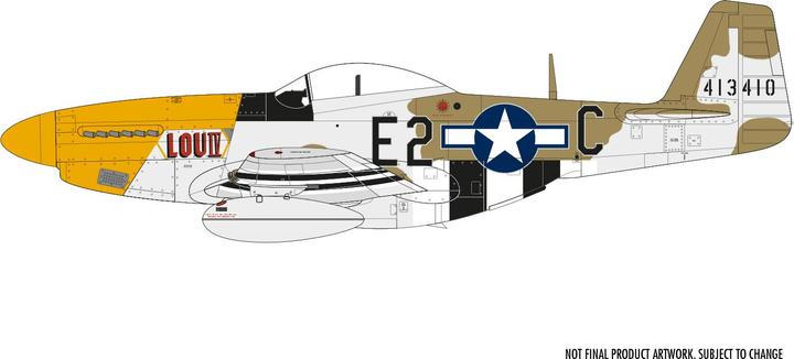 Actual product image Airfix Kit North American P51-D Mustang 1:48