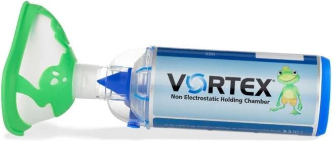 Produktbild PARI VORTEX Vorschaltkammer mit Kindermaske Frosch 2-4 Jahre