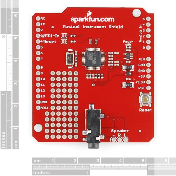 Immagine prodotto SparkFun Scudo per strumenti musicali (Riparo)
