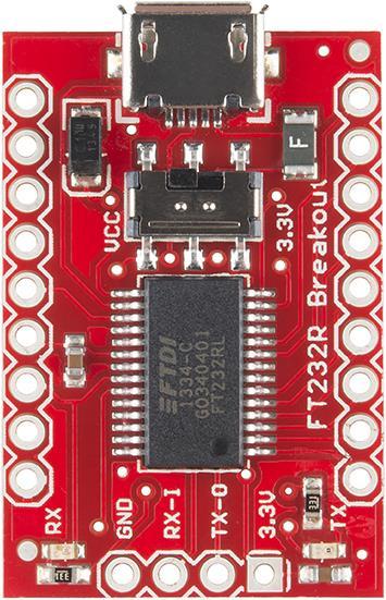 Produktbild SparkFun Breakout Board FT232RL USB to Serial (Dock)