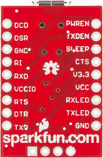 Produktbild SparkFun Breakout Board FT232RL USB to Serial (Dock)