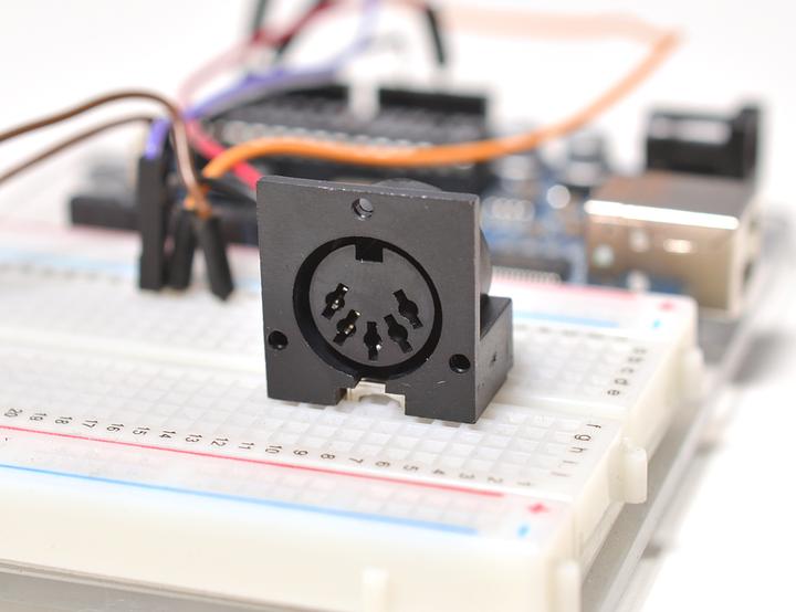 Produktbild Adafruit Midi Buchse (5-Pin Din) Breadboard-Tauglich