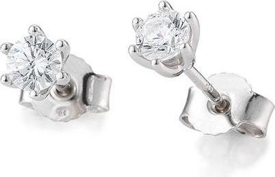 Image du produit Breuning Boucles d'oreilles 6 griffes (Or 750/18 K)