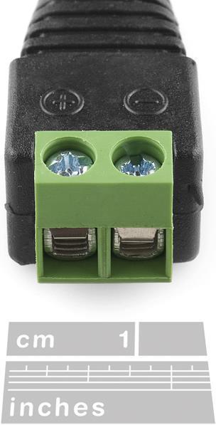 Image du produit SparkFun Adaptateur d'alimentation CC femelle 2,1mm femelle vers le bloc terminal