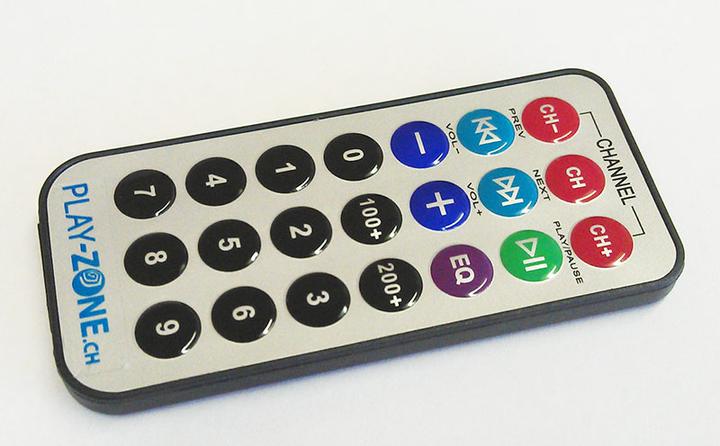 Produktbild Play-Zone Ultra-dünne Infrarot-Fernbedienung mit 21 Tasten NEC-Codieru (Infrarot)