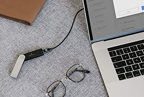 Image du produit Ledger Nano X - Noir onyx (Lithécoïne, Zcash, Se dépêcher, Bitcoin, Vertcoin, Neo, éther, Ubiq, Ethereum Classic, Bitcoin cash, Stellaire, Komodo)