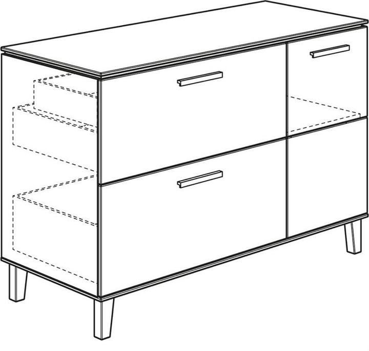 Produktbild Intirilife Faltschrank (108 x 54 x 170 cm)
