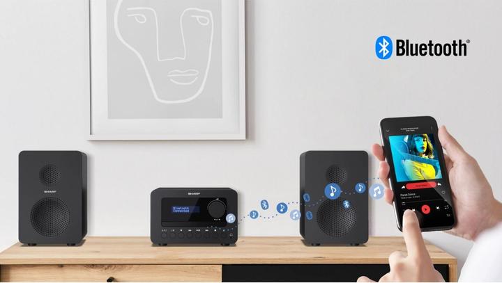 Actual product image Sharp XL-B520D (Bluetooth, CD player, 2x 20 W)