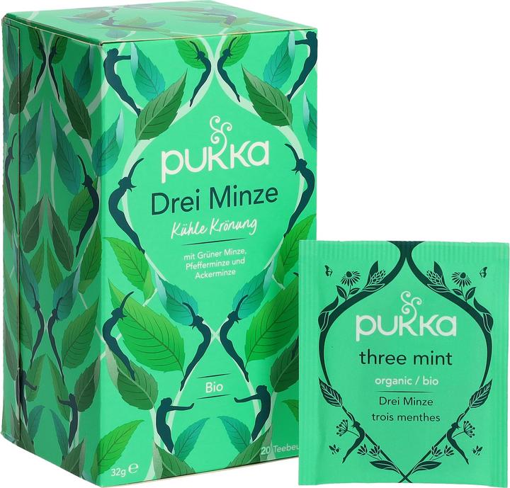 Actual product image Pukka Three Mint Tea (32 g)