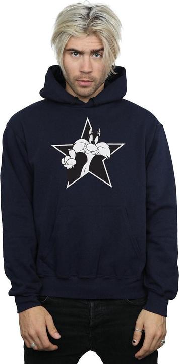 Image du produit Looney Tunes - Sweat à capuche SYLVESTER MONO STAR - Homme (M)