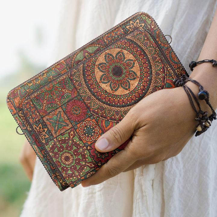 Actual product image Avizar MandalaVibe cork bag