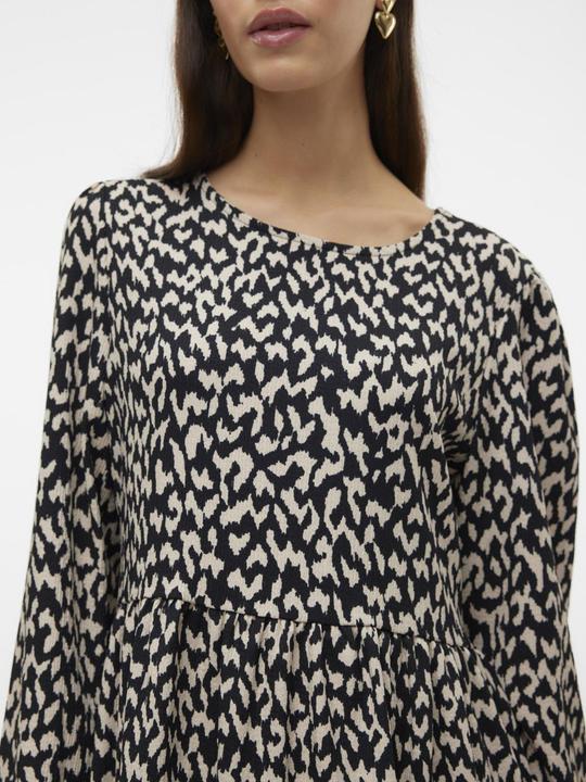 Immagine prodotto Vero Moda Abito midi con scollo rotondo dalla vestibilità regolare (S)
