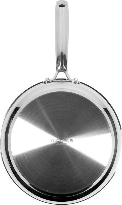 Actual product image Moneta Agreement Frying Pan 28 cm, Stainless Steel for Each hob (28 cm, Frying pan, Stainless steel)