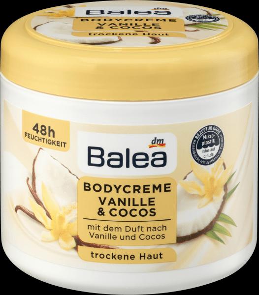 Actual product image dm Balea Body Cream Vanilla & Coconut (Body cream, 500 ml)