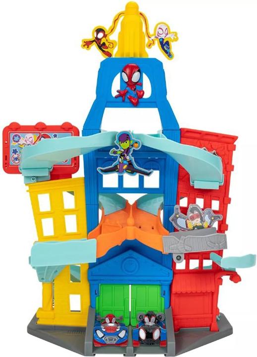 Actual product image Jazwares Spidey Metal City Track Set
