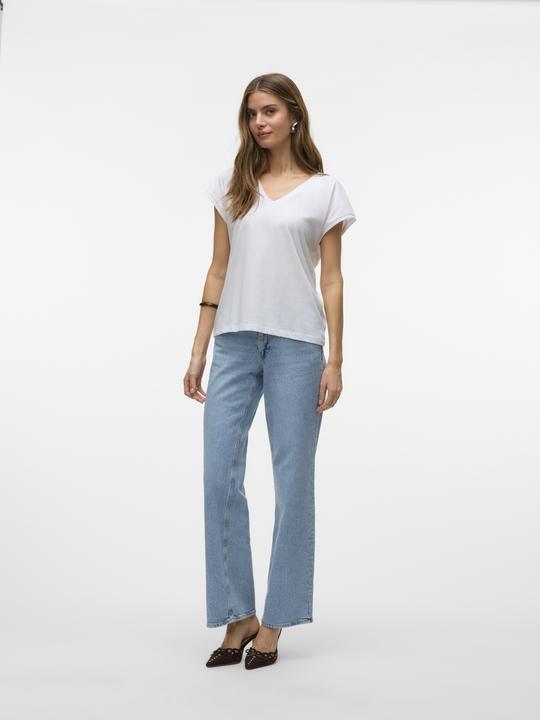 Image du produit Vero Moda Vmluna Ss V-Neck Tee Jrs Noos (M)