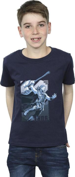 Actual product image Boys Thor Love And Thunder Attack T-Shirt (128)