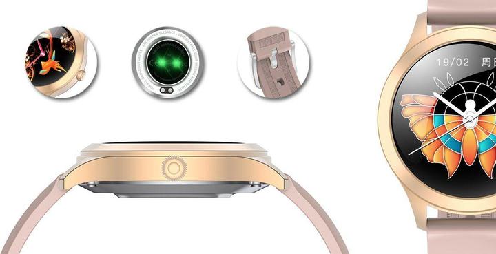 Produktbild Gino Rossi Damen-SMARTWATCH G.Rossi SW014G-3 Roségold, Silikonarmband