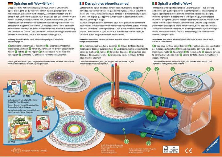 Actual product image Ravensburger Spiral Designer Machine