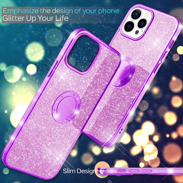 Immagine prodotto Nalia Anello Glitter Silicone Cover (Apple iPhone 13 Pro)