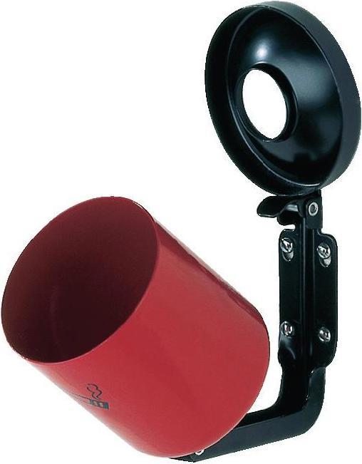 Produktbild TKG Sicherheitswandascher graphit H.100xD.90mm m.Kippvorichtung mit Kippvorrichtung