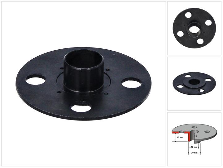 Actual product image Makita Copying sleeve 20 mm ( 164393-0 ) for router RP 0900 / RP 2300 / RT 0700