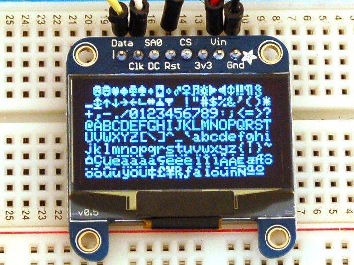 Produktbild Adafruit Monochromes 1.3" 128x64 OLED Grafik-Display (Display)