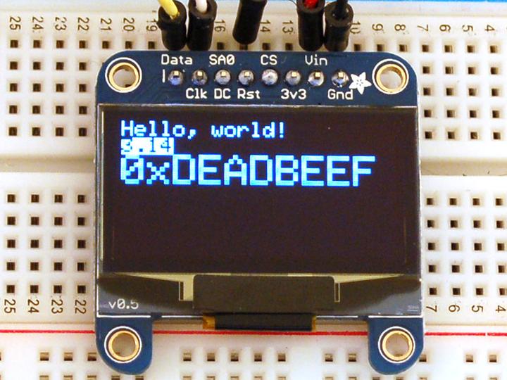 Produktbild Adafruit Monochromes 1.3" 128x64 OLED Grafik-Display (Display)