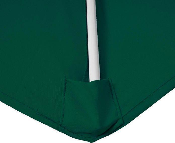 Produktbild Mendler Sonnenschirm halbrund Parla, UV 50+ Polyester/Alu, 300cm grün ohne Ständer (2.85 m)