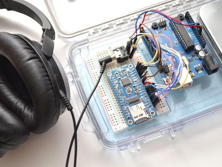 Image du produit Adafruit VS1053 Codec MicroSD Breakout (MP3/WAV/MIDI/OGG) (Divers)