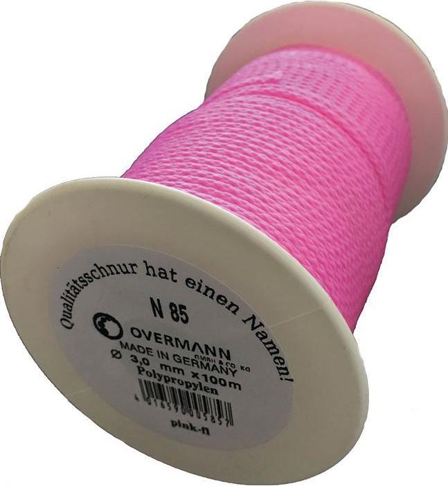 Actual product image HP Autozubehör Paving cord length 100 m Ø 3 mm 100 kg polypropylene pink (100 m)