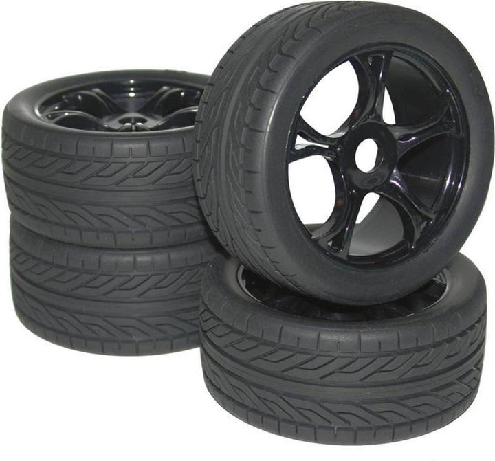 Actual product image Reely 1:8 Buggy complete wheels Street
