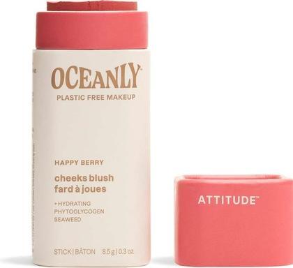 Attitude Fard in crema in stick Oceanly (Cheeks Blush) 8,5 g - Tonalità: Silky Pink (Rosa seta)