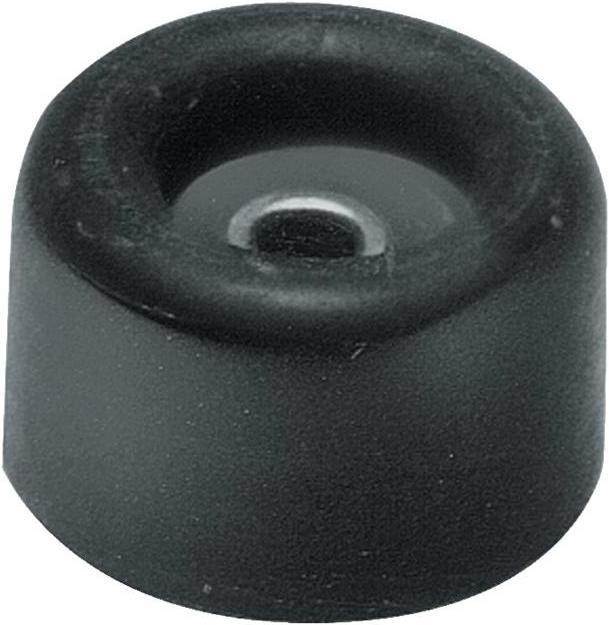 Immagine prodotto Prestien & Knüppel Paraurti della porta Ø 40 mm Altezza 40 mm Gomma nera Montaggio a tasselli (25 Pezzo/i)