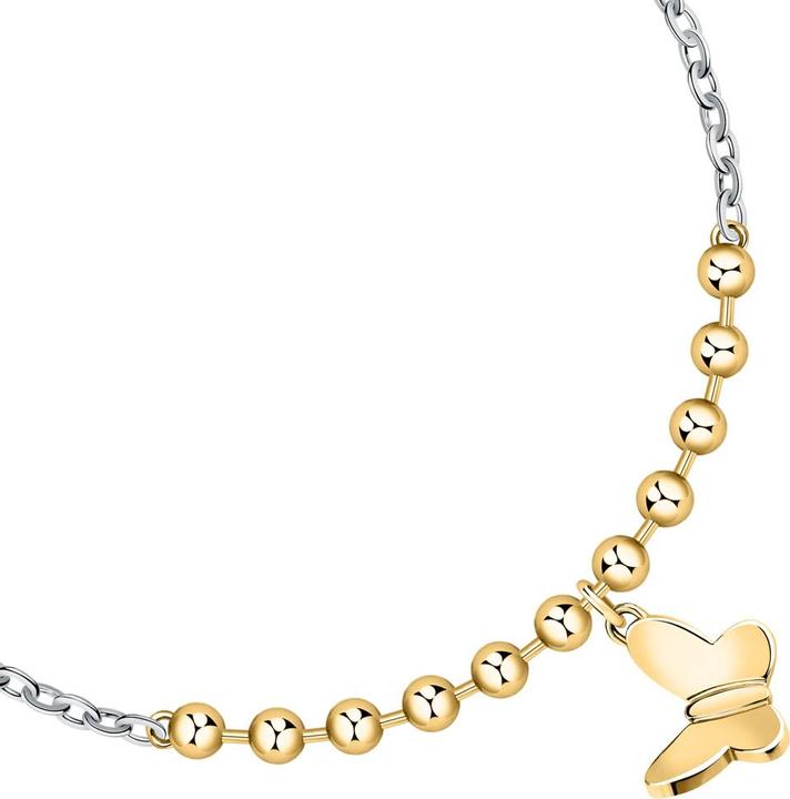 Immagine prodotto Morellato Elegante bracciale bicolore con farfalla Passioni SAUN35 (19 cm, Acciaio inossidabile)