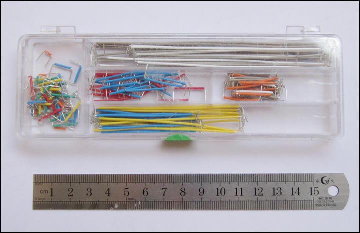Actual product image OEM 140 pcs. Breadboard connection cable with box (Cords)