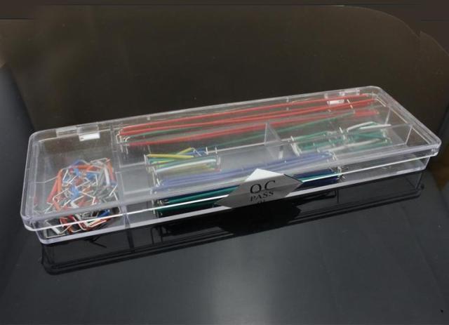 Actual product image OEM 140 pcs. Breadboard connection cable with box (Cords)