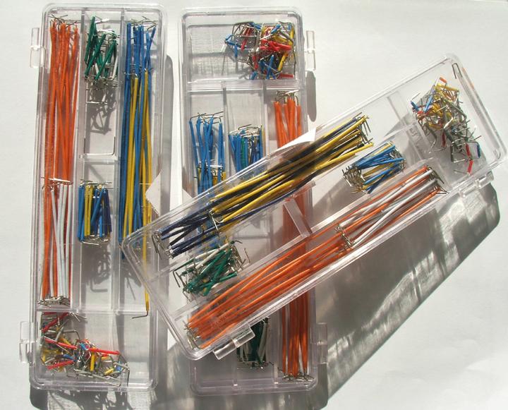 Actual product image OEM 140 pcs. Breadboard connection cable with box (Cords)