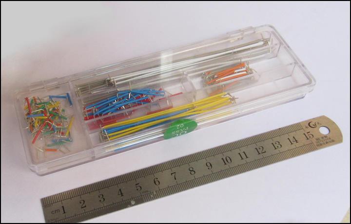 Actual product image OEM 140 pcs. Breadboard connection cable with box (Cords)