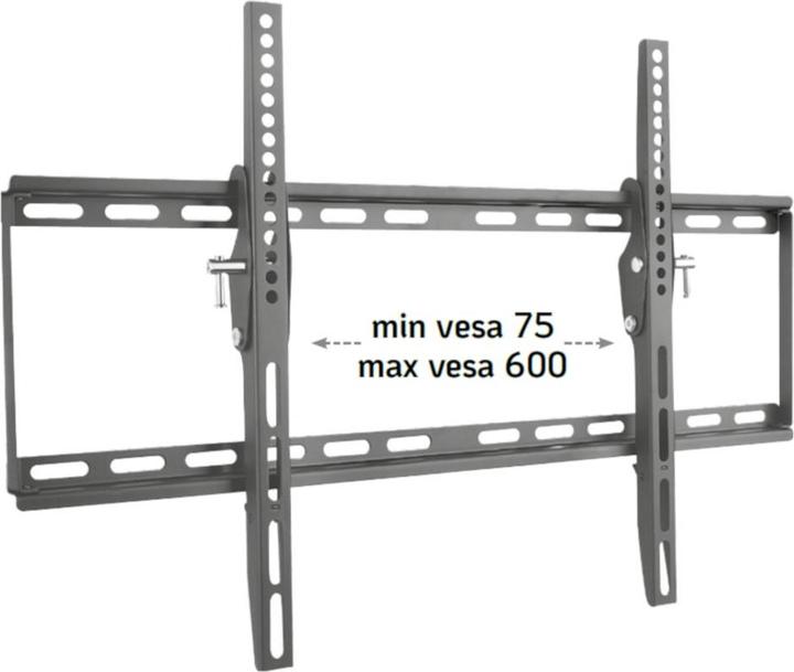 Immagine prodotto Techly Supporto da parete per TV LCD LED 40"-65", nero (Muro, 65", 50 kg)