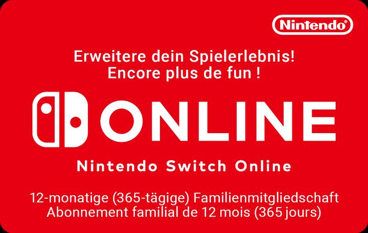 Nintendo Switch Online 12 months (Family) Digital Code (12 Monate)