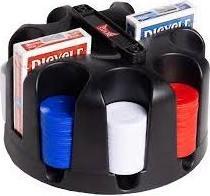 Produktbild Bicycle Poker-Set mit drehbarem Pokerchip-Rack (200)