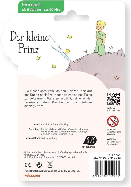 Actual product image Kekz Antoine de Saint-Exupery - Audio Ch (German)