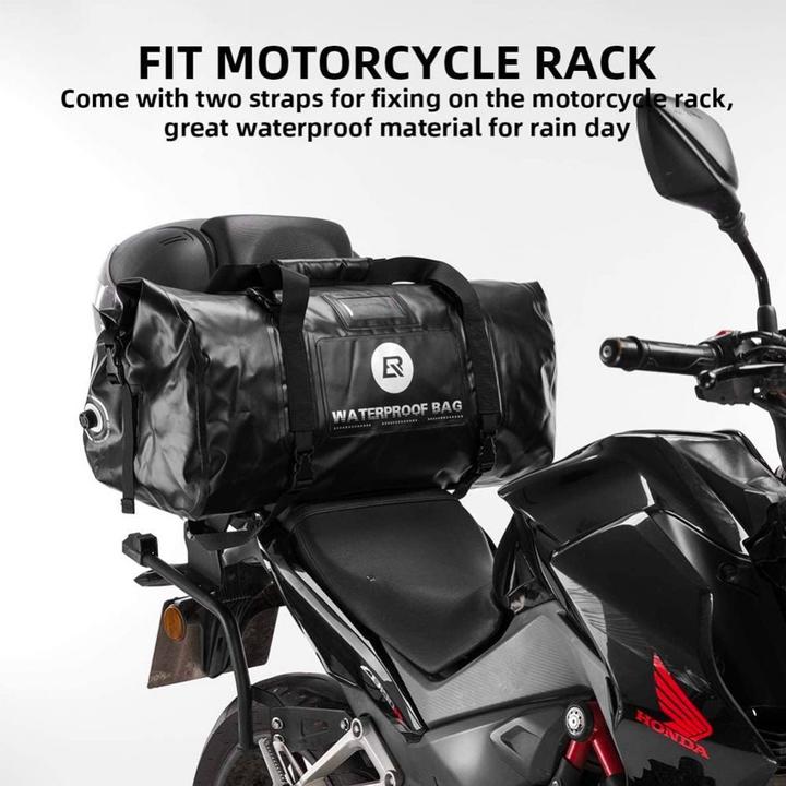 Immagine prodotto Rockbros AS-005BK borsa impermeabile per moto - nero (55 l)
