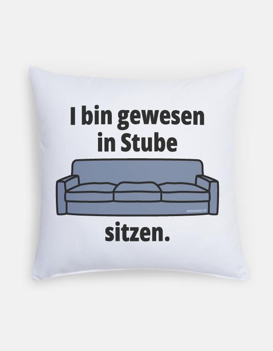 Produktbild SwissMeme Stube, Sitzen. (40 x 40 cm)