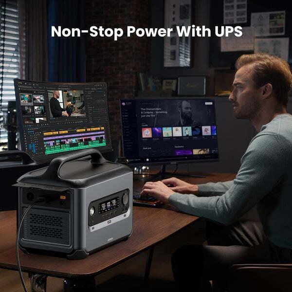 Productafbeelding Ugreen PowerRoam GS1200 draagbare energiecentrale grijs 1200W (1024Wh) (1024 Wh, 12 kg)